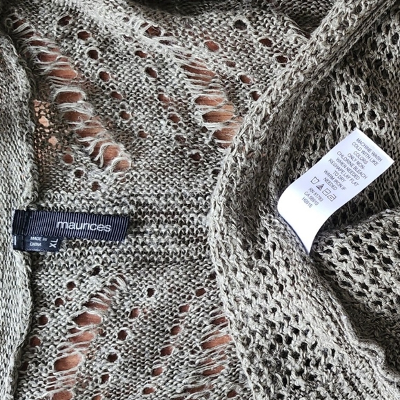 Maurices size XL green cardigan - Picture 2 of 9